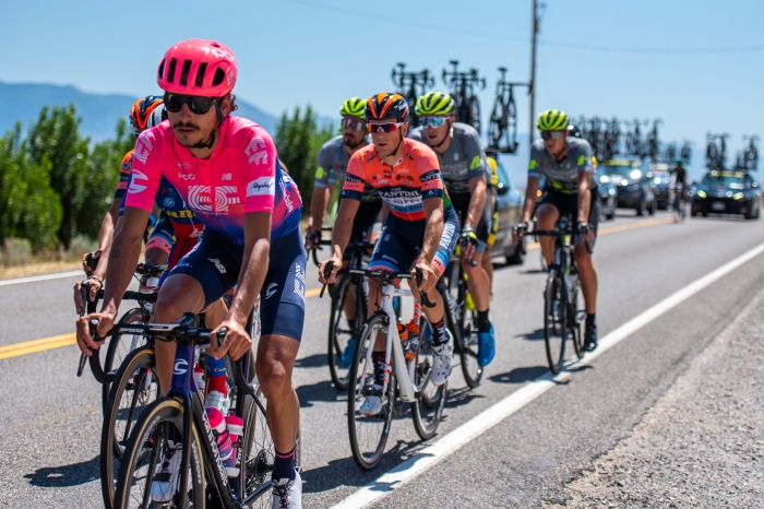 2016 Tour of Utah winner Lachlan Morton (EF Education First) during Stage 1, 2019 Tour of Utah. Photo by Steven L. Sheffield