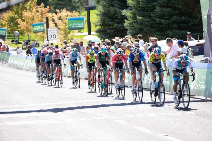 Yellow Jersey rider Ben Hermans was calm and collected in the final laps before his attack to take his second stage win. Stage 3 of the 2019 Tour of Utah. Photo by Cathy Fegan-Kim