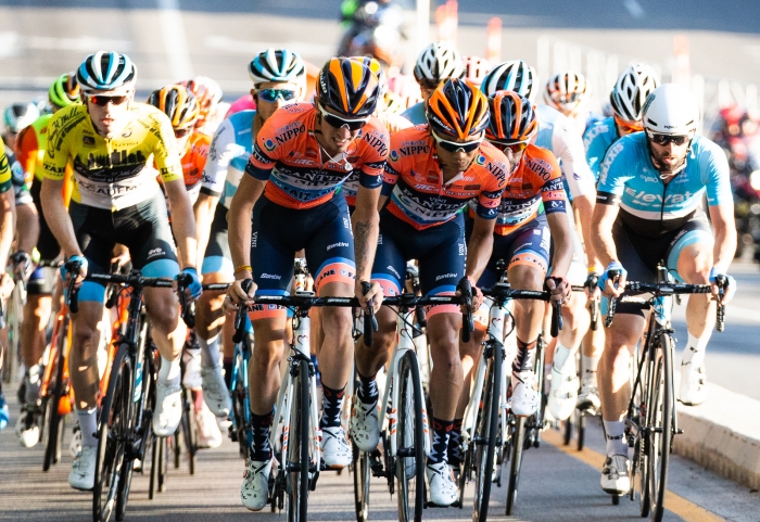 Full gas. Stage 4, 2019 Tour of Utah. Photo by Cathy Fegan-Kim