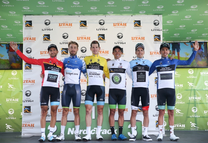 Your 2019 Tour of Utah Final Jersey Winners. Photo by Cathy Fegan-Kim