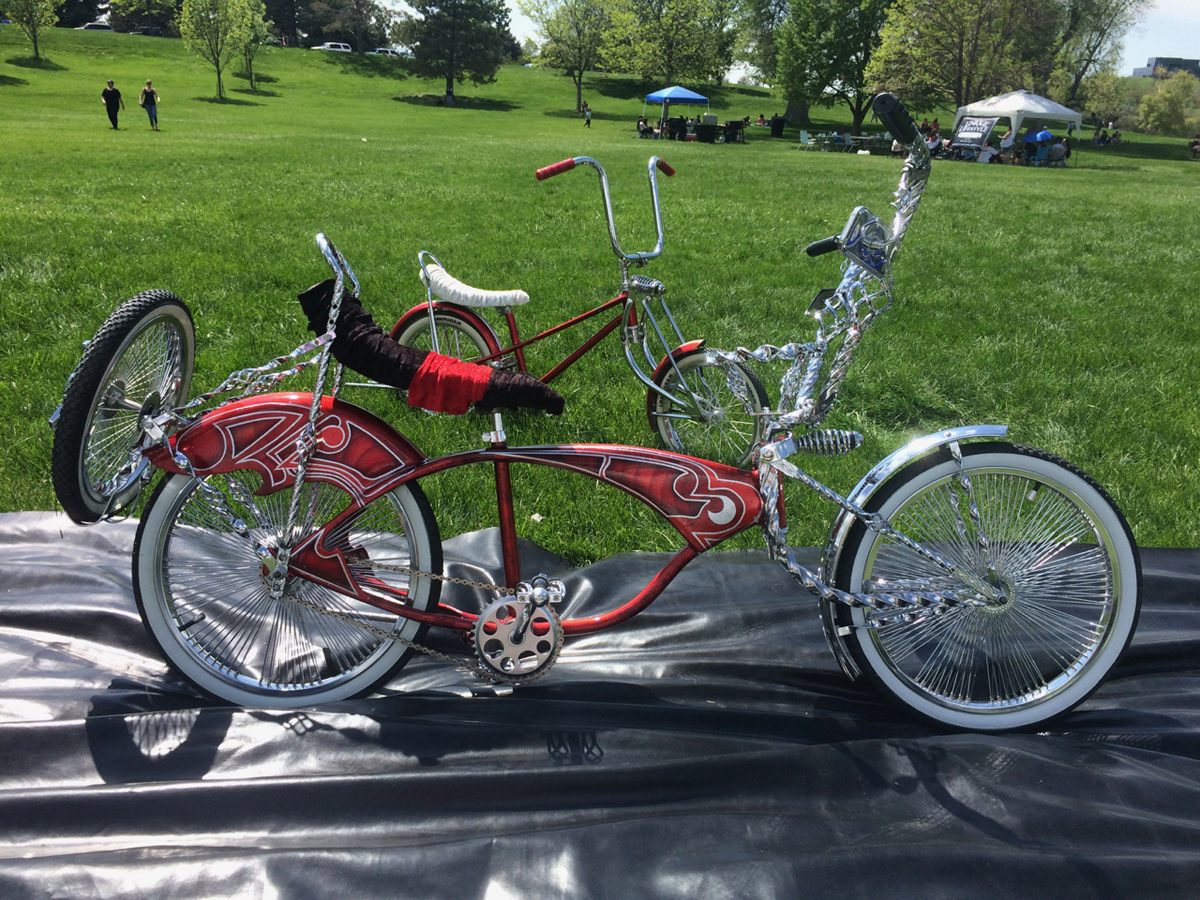 Red lowrider bike shop