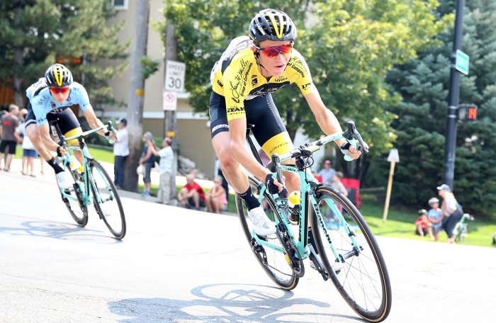 Sepp Kuss (LottonNL-Jumbo). 2018 Tour of Utah Stage 4, August 8, 2018, Salt Lake City, Utah. Photo by Cathy Fegan-Kim, cottonsoxphotography.net