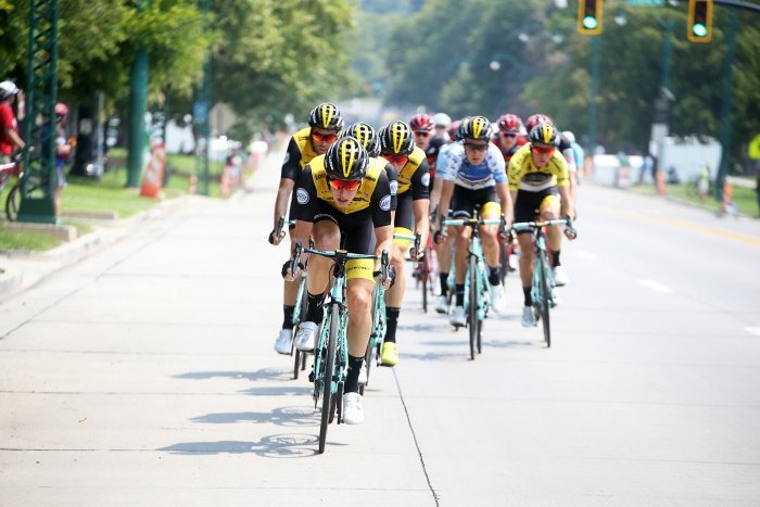 LottonNL-Jumbo. 2018 Tour of Utah Stage 4, August 8, 2018, Salt Lake City, Utah. Photo by Cathy Fegan-Kim, cottonsoxphotography.net