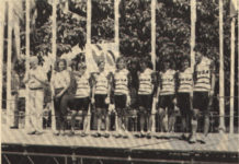 Recollections of the 1988 Women’s Tour de France Féminin A picture of our team (USA) at the team presentation, 1988. From left, Tdf personnel, team manager Paula Andros, Betsy King, Laura Howat, Linda Brennaman, Laura Charameda, Annie Sirotniak, Susan Yeaton and ?.