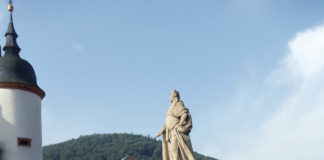 Tales from the Old Country: Bike Touring in Germany Bicycle touring City of Heidelberg bridge to the famous Heidelberg Castle.