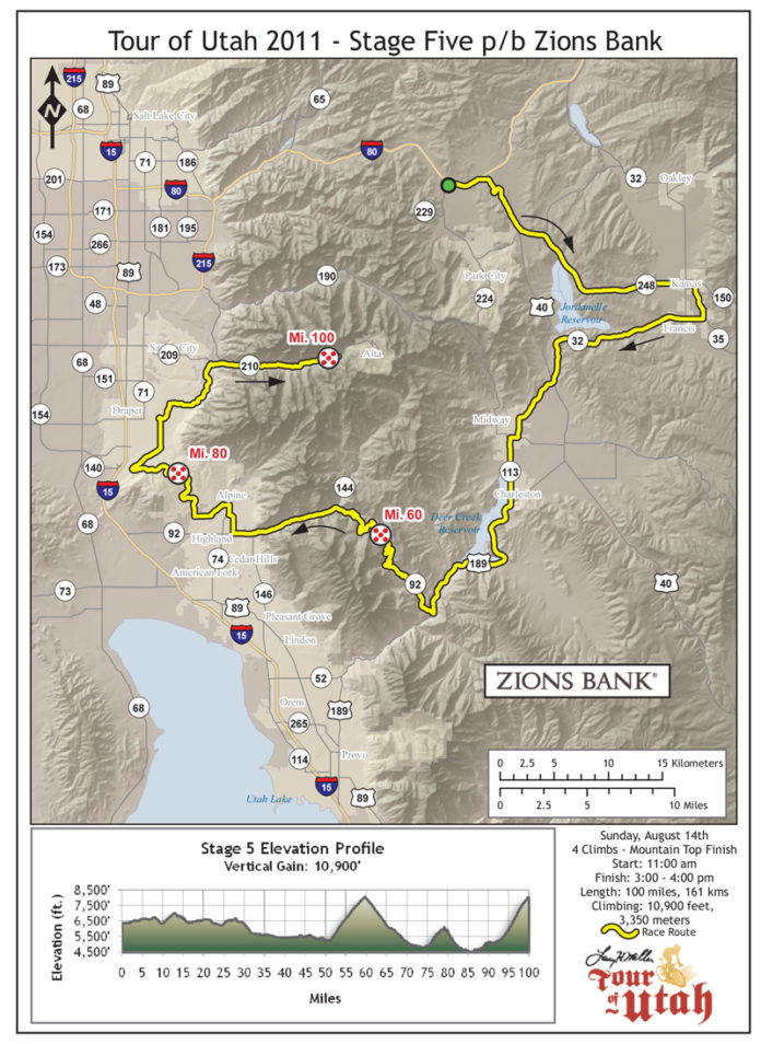 Tour of Utah Stage 2011 Stage 5