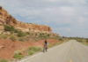 Islands in the Sky Cruise A rider cruises along Upheaval Dome Road in Canyonlands National Park, on the “Island in the Sky.”