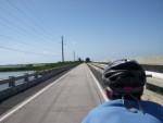 On one of the restored historic bridges in the Lower Keys.