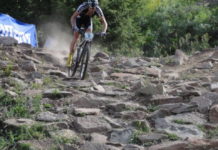Go Mode with Alex Grant Alex Grant - Top of Rock Fall at 2012 MTB Nationals - Ketchum