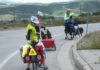 Overnight Bike Tours from Salt Lake City The overnighter group above Park City getting ready to descend to Hwy 40 at the Mayflower Exit. The Jordanelle Reservoir is in the background.