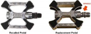 Wellgo Pedal Recall