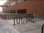 Bike Racks at the LDS Business College in Salt Lake City