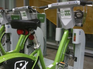 There are 70 new GreenBikes and 10 kiosks in downtown Salt Lake City. Photo: Dave Iltis