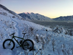 BST Provo to Springville 1 The Bonneville Shoreline Trail in Utah County.