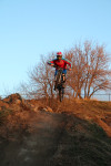 Dave at the I Street Jumps.