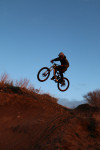 Alex Milton catching air at I Street.
