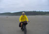 A Fat Bike Tour from Border to Border on the Beach: Washington Leg Heading south on Moclips Beach.