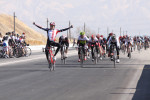 Chase Pinkham winning the RMR Criterium on 3-10-2012. Photo by Dave Iltis