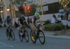 Photo of the Day: Bike Racers Cortlan Brown, Cameron Hoffman, and Alister Ratcliff in the Station Park Criterium. Photo by Dave Iltis