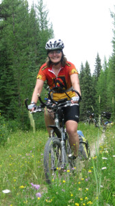 Flathead National Forest, Montana--one of the few single track trails.