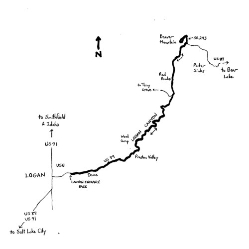 Logan-Canyon-Cycling-Map