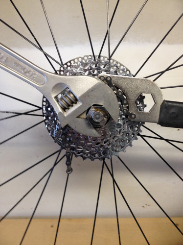 bicycle cassette removal
