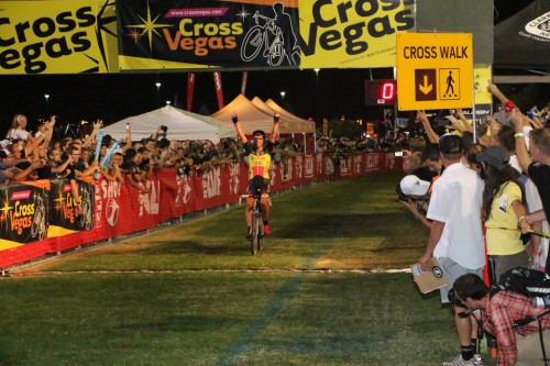 Sven Nijs topped the men's race in the 2014 edition of CrossVegas. Photo by Dave Iltis