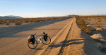On the Rice-Midland Road near sunset.