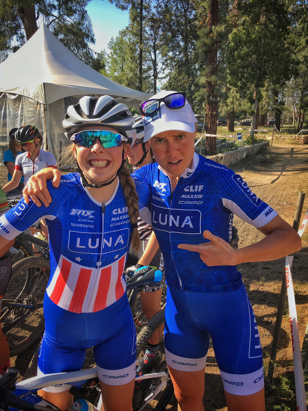 Haley Batten (left) and Georgia Gould. Photo by Waldek Stepniowski