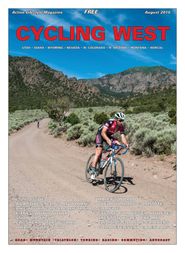 Cover Photo: Josh Whitney of the EVOL Racing Team p/b Breeze Bars rounds a corner in the Crushe in the Tushar race in Beaver, Utah on July 9, 2016. Drew Free is in the background. Photo by Chris See, christopher-see.photoshelter.com