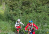 Wydaho – Epic Riding Possibilities in Teton Counties Joanne Labelle and Nancy Rutherford on the Rush Hour Trail. The WYDAHO area is a Silver level IMBA Ride Center because of trails like this.