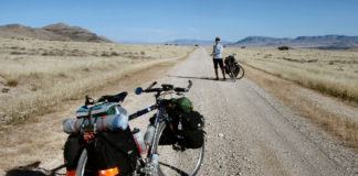 A Basic List of Things to Take on a Bicycle Tour backroads west of Milford, Utah.