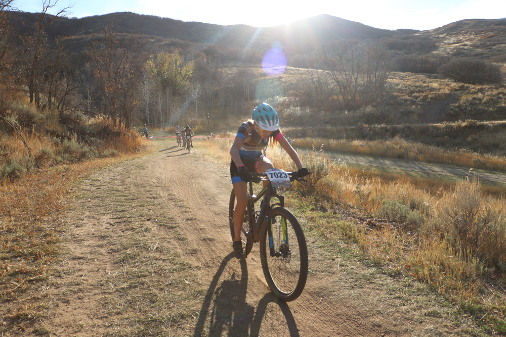 The Utah High School Mountain Bike League is one of the top high school leagues in the country. This image is from the race at Soldier Hollow, Utah on October 22, 2016 Photo by Dave Iltis