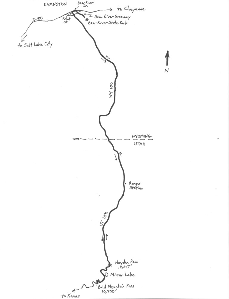 Mirror Lake Scenic Byway by Bike – Evanston, Wyoming to Bald Mountain Pass