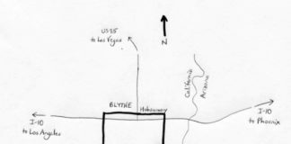 Riding in the Mojave: Cibola Roll-a Mojave Desert Cibolla Bicycle ride map