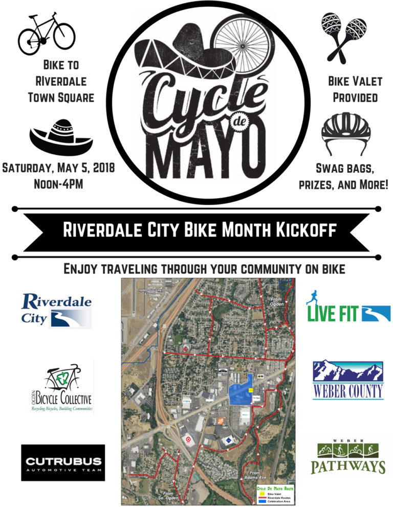 The Cycle de Mayo Festival will be held on May 5, 2018 in Riverdale, Utah.
