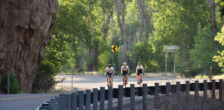 Event Preview: Rooster Ride, A New Road Tour in Central Utah on August 25, 2018, Showcases Beauty and Little Traffic Riders in Clear Creek Canyon in Sevier County. The Rooster Ride will feature this canyon. Photo by Kirk Rasmussen