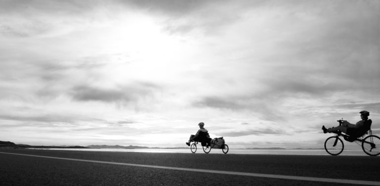 Overnight Bike Touring to Antelope Island, Utah