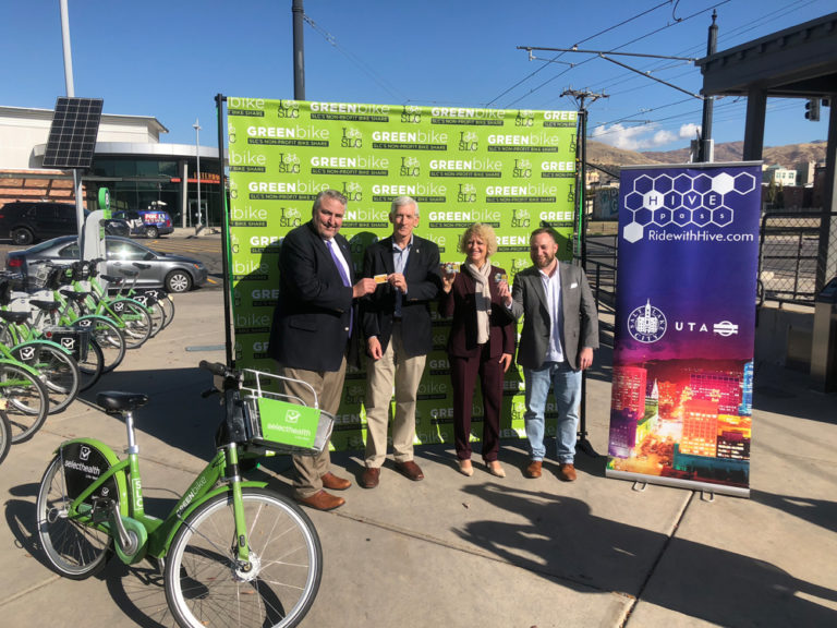 GreenBike, UTA, Select Health, and Salt Lake City Partner to Include Bike Sharing in Hive One Pass