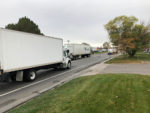 Bike lanes on Gladiola shown here at 1820 S. Photo by Dave Iltis