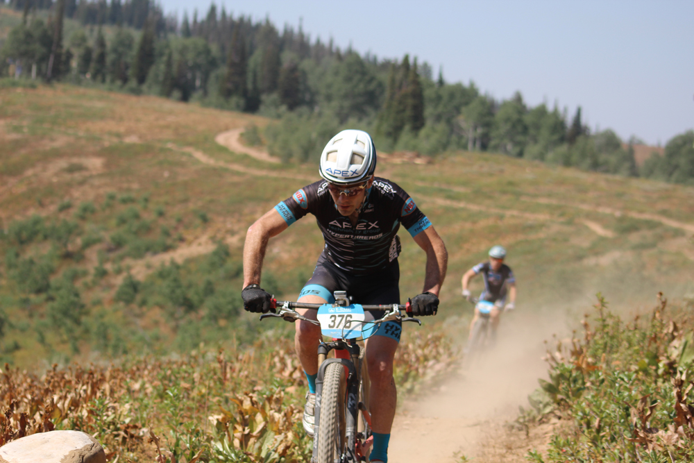 Justine Lindine won the overall season points series in the Pro Men's category in the 2018 Intermountain Cup. Photo by Nate Gibby