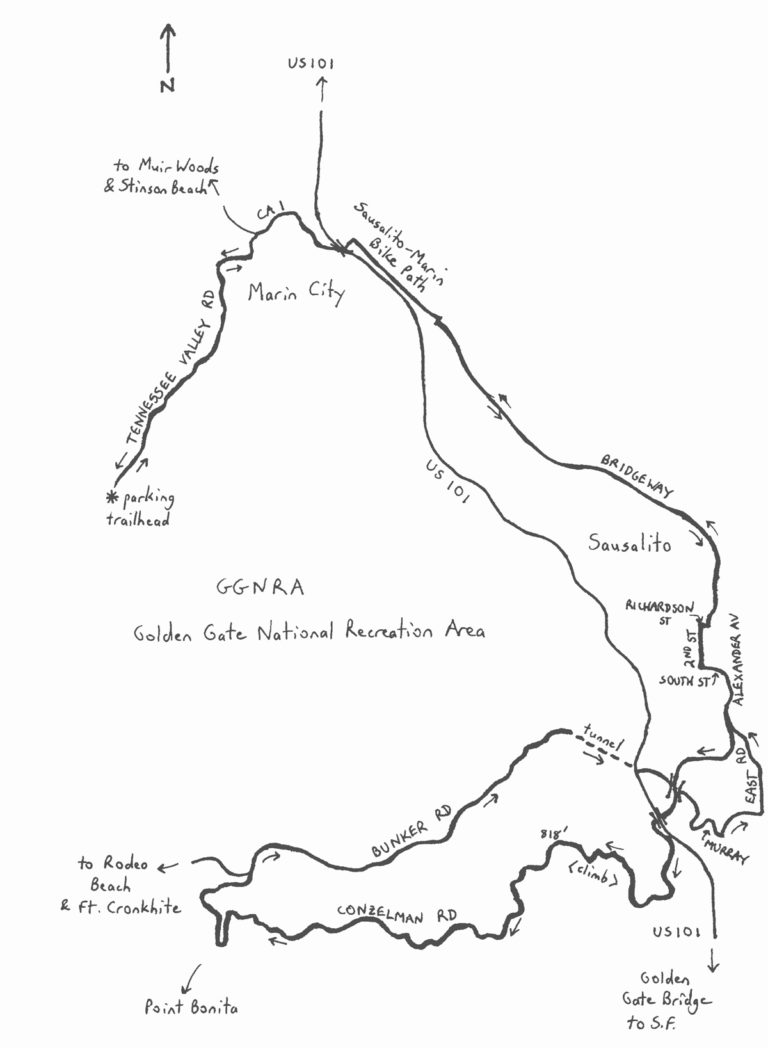 San Francisco Bay Area’s Marin Headlands Excursion – A 22.7 Mile Jaunt Along the Coast
