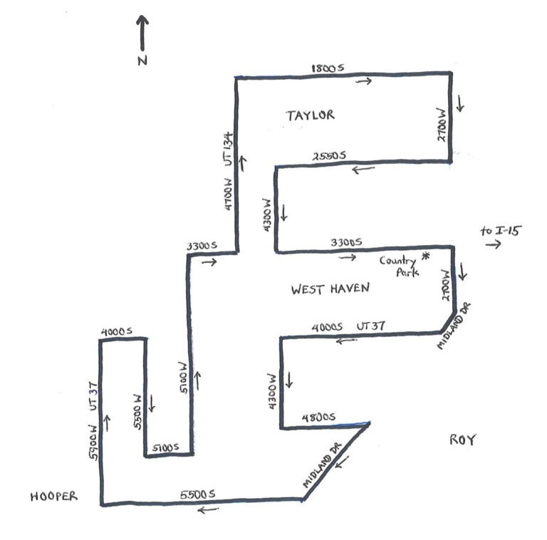 West of Roy Roads Ride