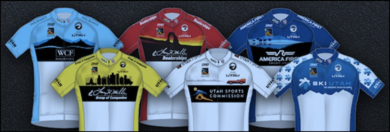 2019 Tour of Utah Leaders Jerseys