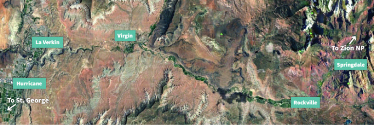 Proposed Trail from Zion National Park to Hurricane City Survey