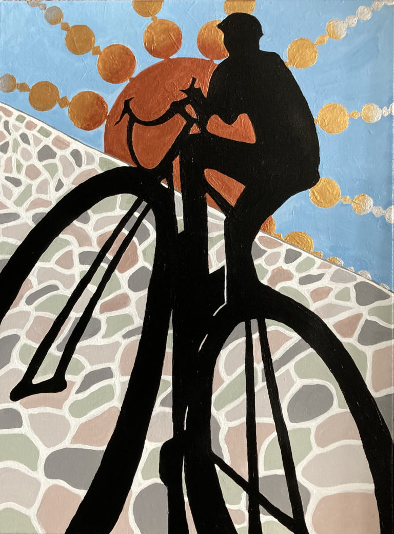 Sunrise at Snowbasin – The Bicycle Art of Mindy Larson