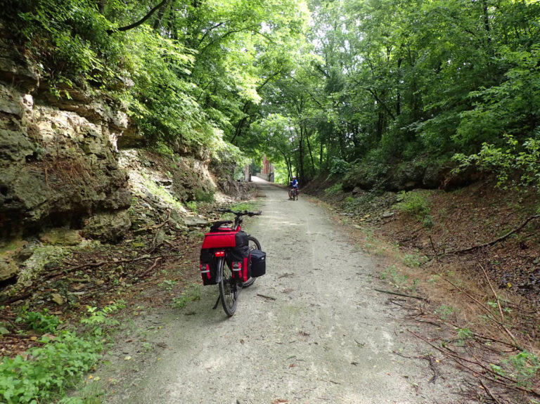 Here is how the KATY Trail looks, lots of shade to be sure. Photo by Roger Crandall