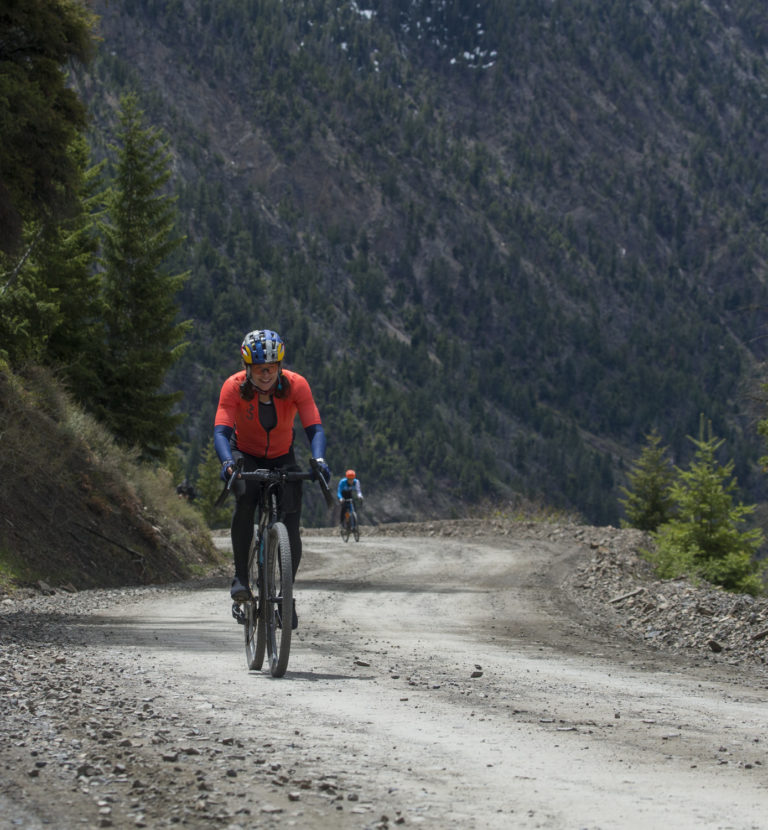 Rebecca Rusch during her "Everest" challenge to raise money for COVID-19 research. Photo courtesy Be Good Foundation.