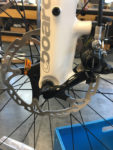 Road disc brakes require a different design for the front fork.