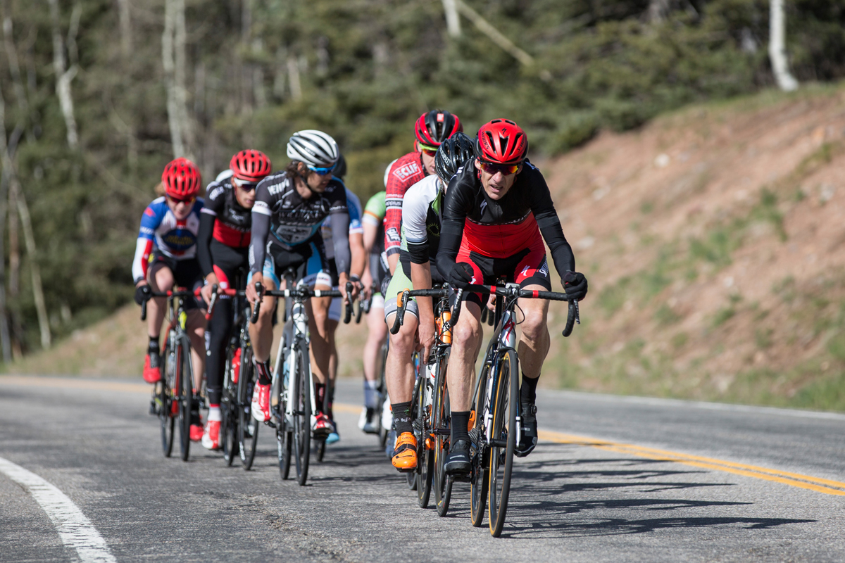 Ned Overend hammering the climb during the 2016 Iron Horse Bicycle Classic. Photo by Scott D W Smith